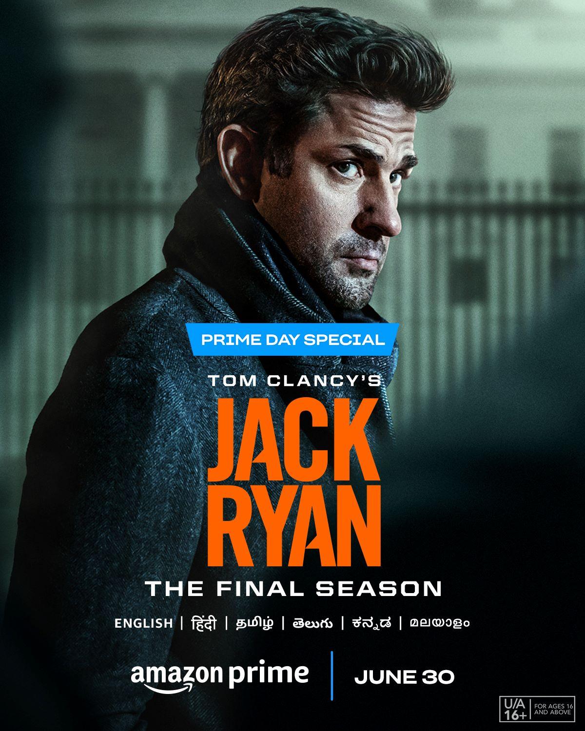 Jack Ryan returns to thrill for a final time on June 30th on Amazon Prime. Watch John Krasinski as Jack Ryan as he navigates new and bolder adventures